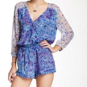Gypsy 05 Global Village floral romper Size XS NEW